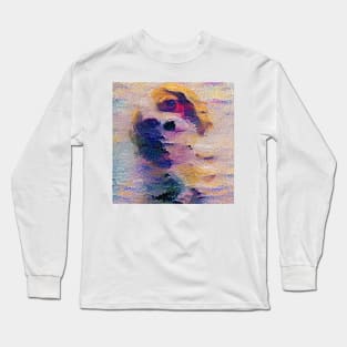 Cute puppy painting (pet, dog, pretty and hiking) Long Sleeve T-Shirt